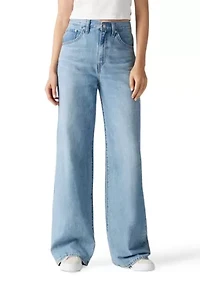 Cinched Baggy Jeans