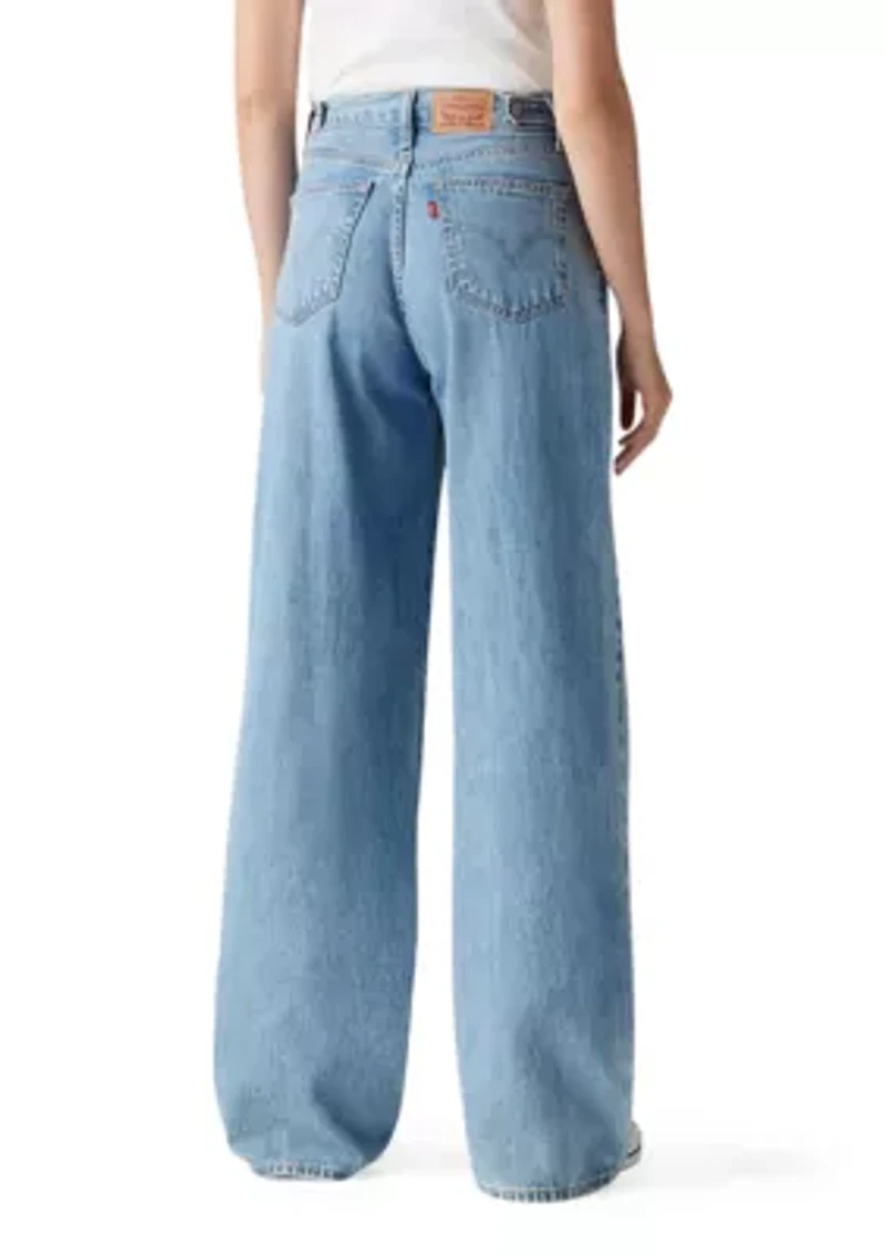 Cinched Baggy Jeans