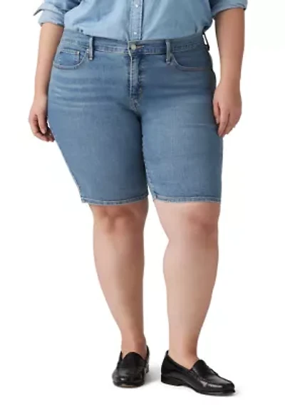 Plus Shaping Bermuda Shorts