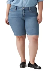 Plus Shaping Bermuda Shorts