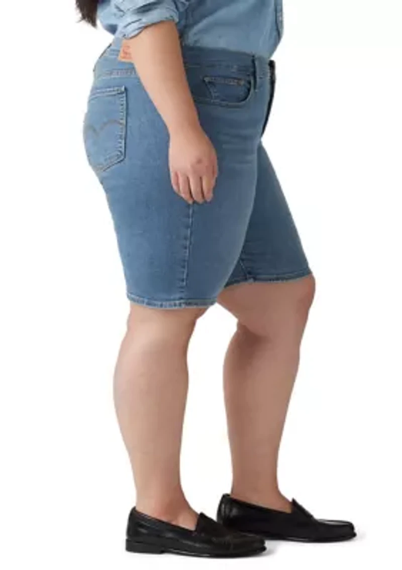 Plus Shaping Bermuda Shorts