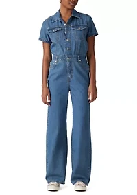 Women's Short Sleeve Jumpsuit