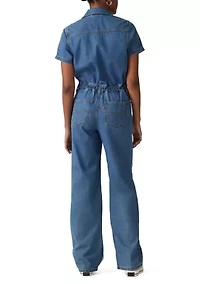 Women's Short Sleeve Jumpsuit