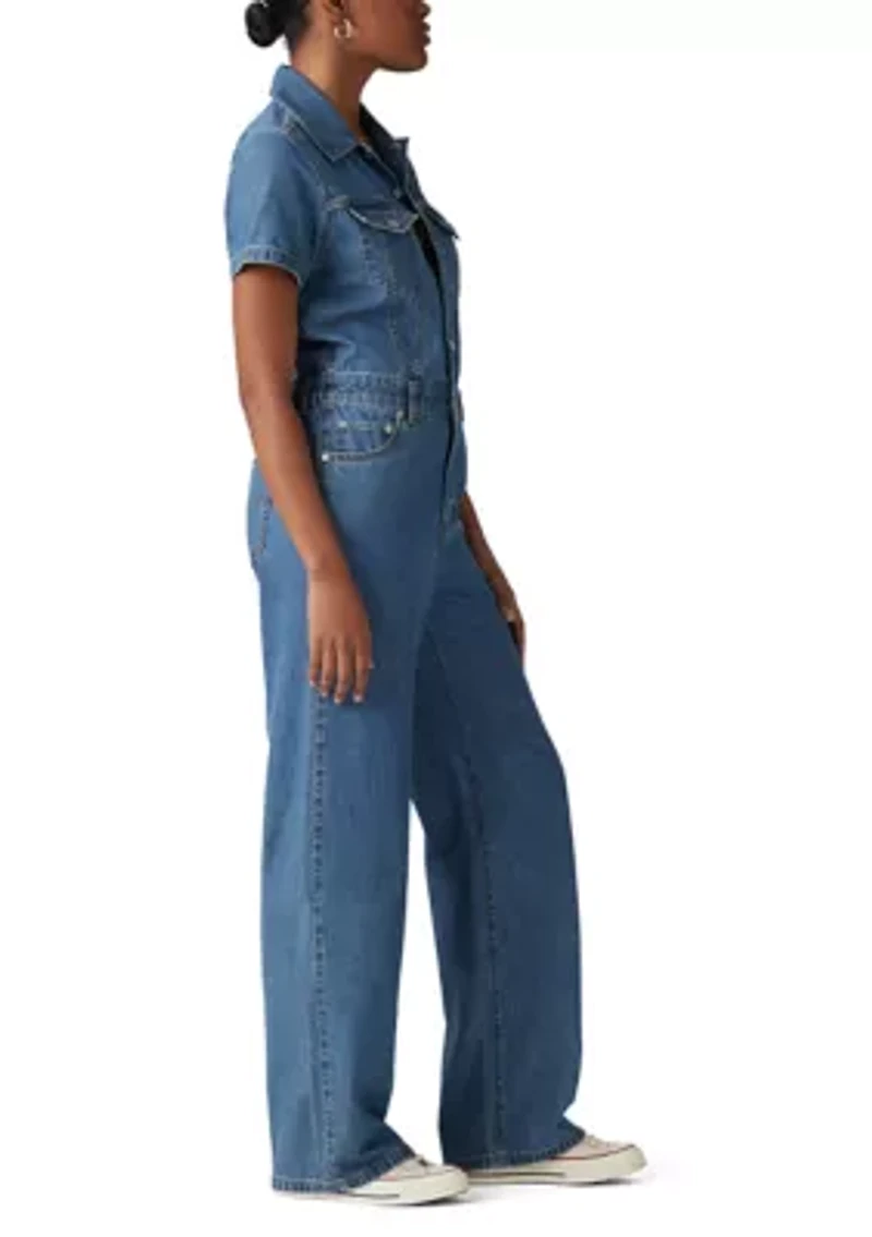 Women's Short Sleeve Jumpsuit