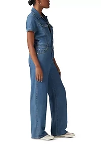Women's Short Sleeve Jumpsuit