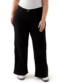 Plus Shaping Wide Leg Pants