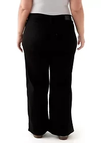 Plus Shaping Wide Leg Pants