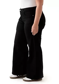 Plus Shaping Wide Leg Pants