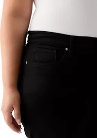 Plus Shaping Wide Leg Pants