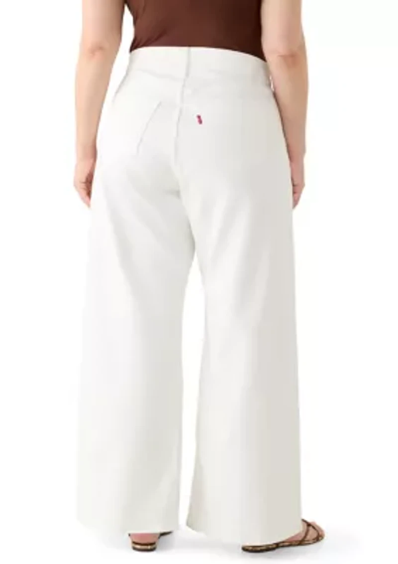 Plus Shaping Wide Leg Jeans