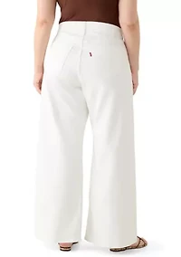 Plus Shaping Wide Leg Jeans