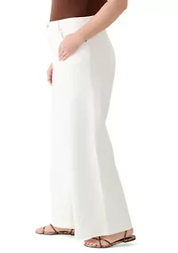 Plus Shaping Wide Leg Jeans