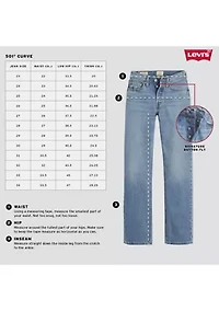 501 Solargenic Curved Jeans
