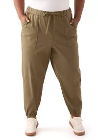 Plus Essential Elastic Joggers