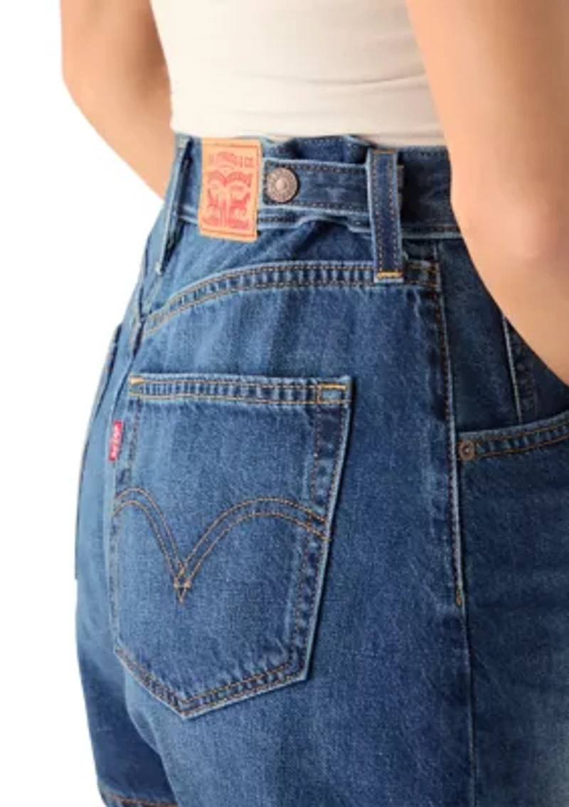 Cinched Mid Thigh Shorts