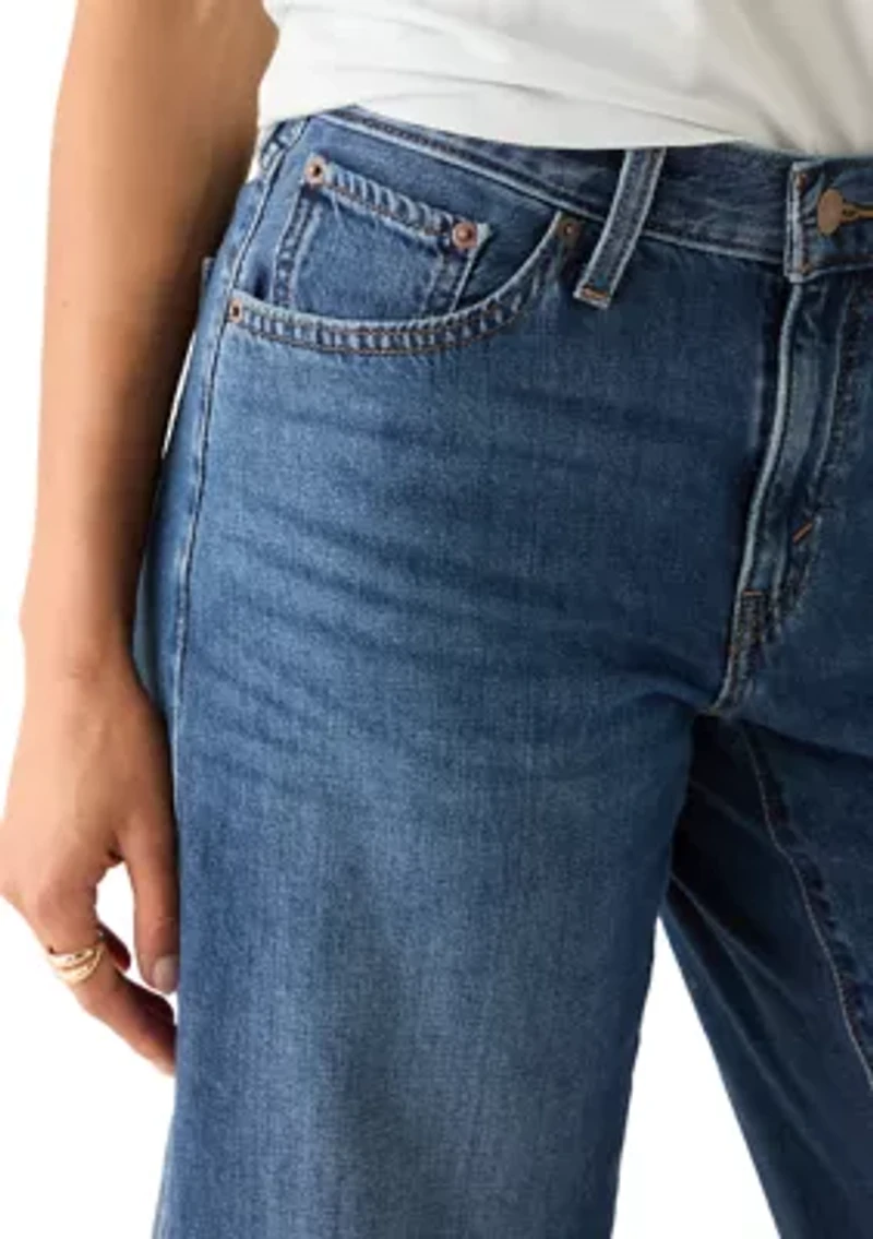 Middy Wide Leg Ankle Jeans
