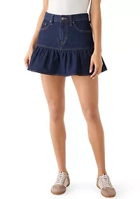 Women's Flounce Hem Skirt