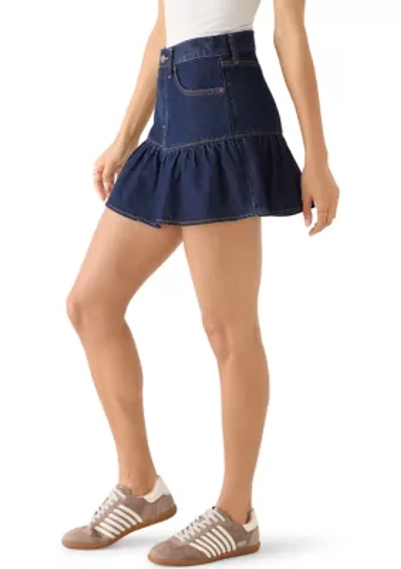 Women's Flounce Hem Skirt