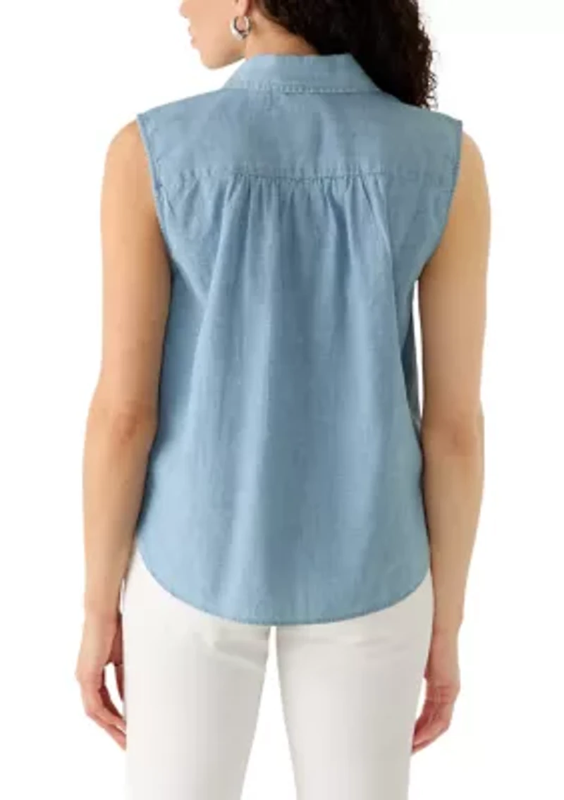 Women's Short Sleeve Popover Breezy Shirt