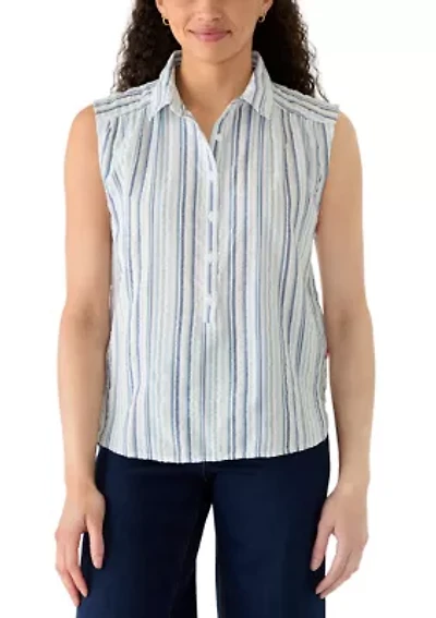 Women's Sleeveless Popover Top