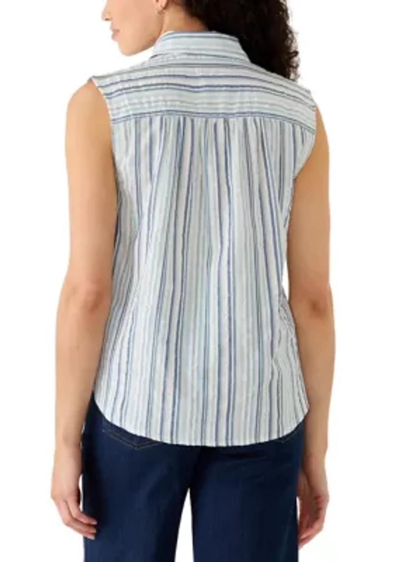 Women's Sleeveless Popover Top