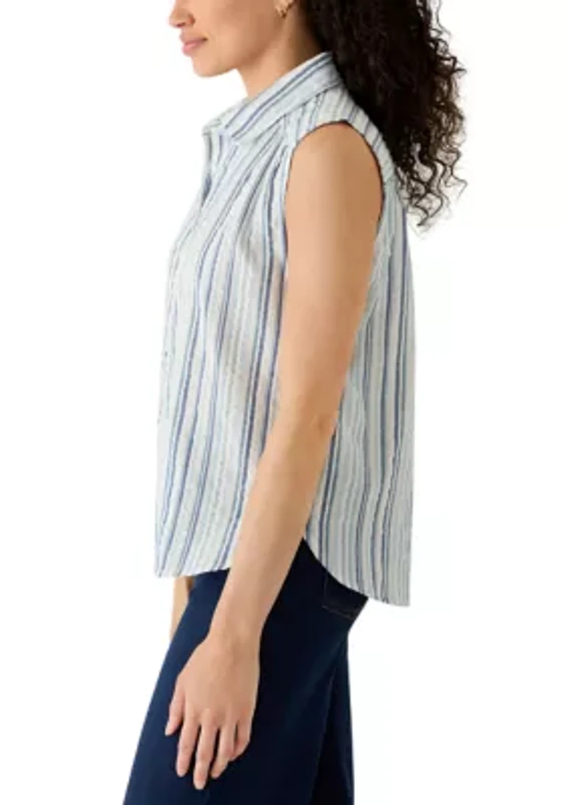 Women's Sleeveless Popover Top