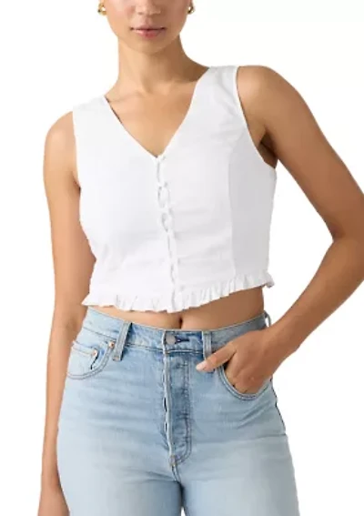 Women's Tegan Sleeveless Blouse Mini Eyelet