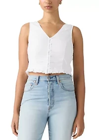 Women's Tegan Sleeveless Blouse Mini Eyelet