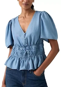 Women's Recharged Vibe Crepe Blouse