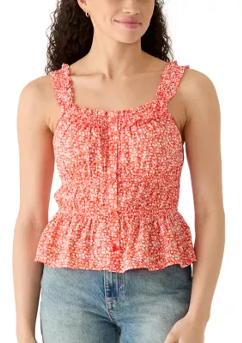 Women's Vera Sleeveless Blouse Babitz Ditsy Top