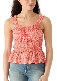 Women's Vera Sleeveless Blouse Babitz Ditsy Top