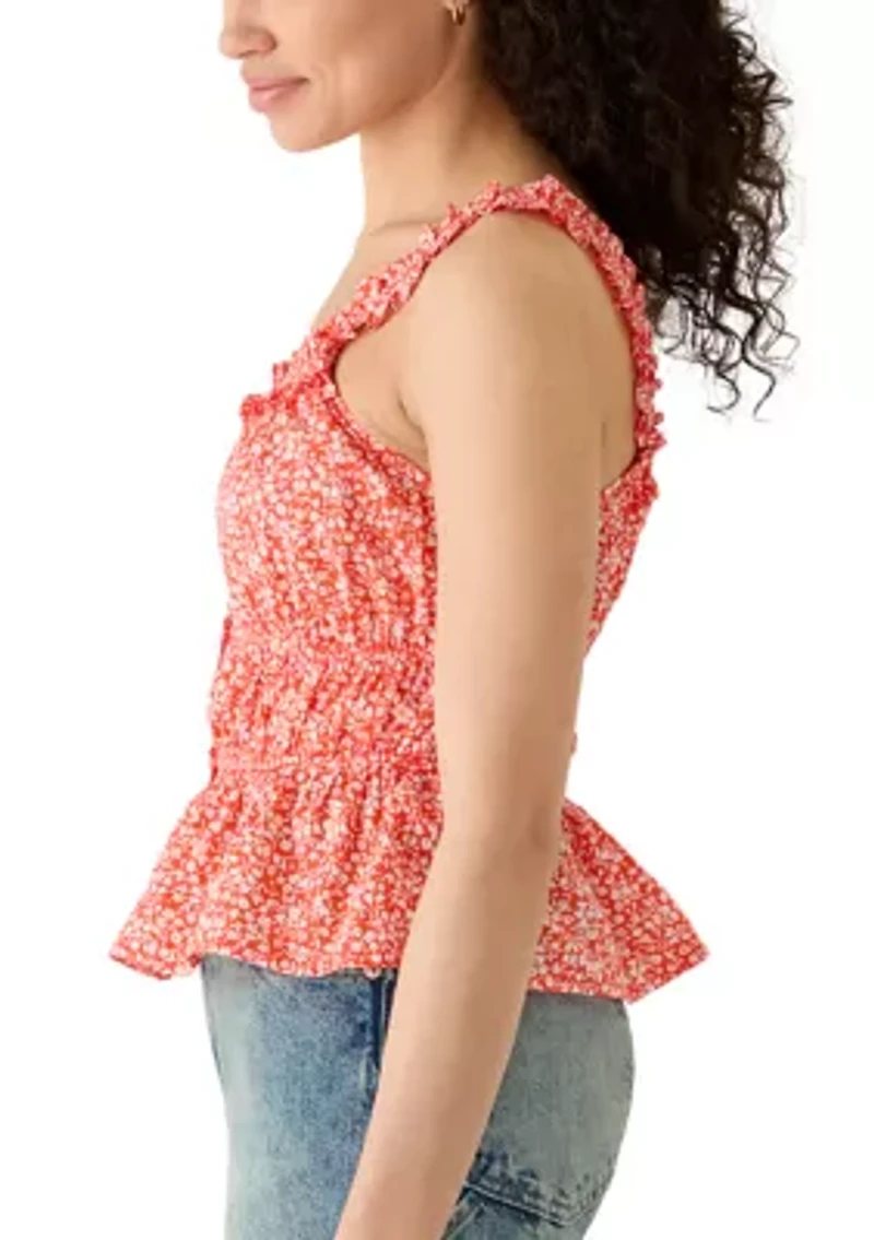 Women's Vera Sleeveless Blouse Babitz Ditsy Top