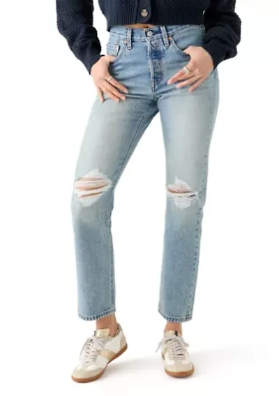 Women's Distressed Jeans