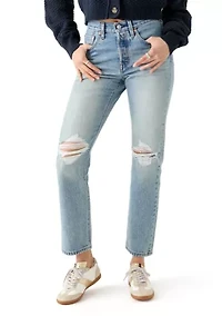 Women's Distressed Jeans