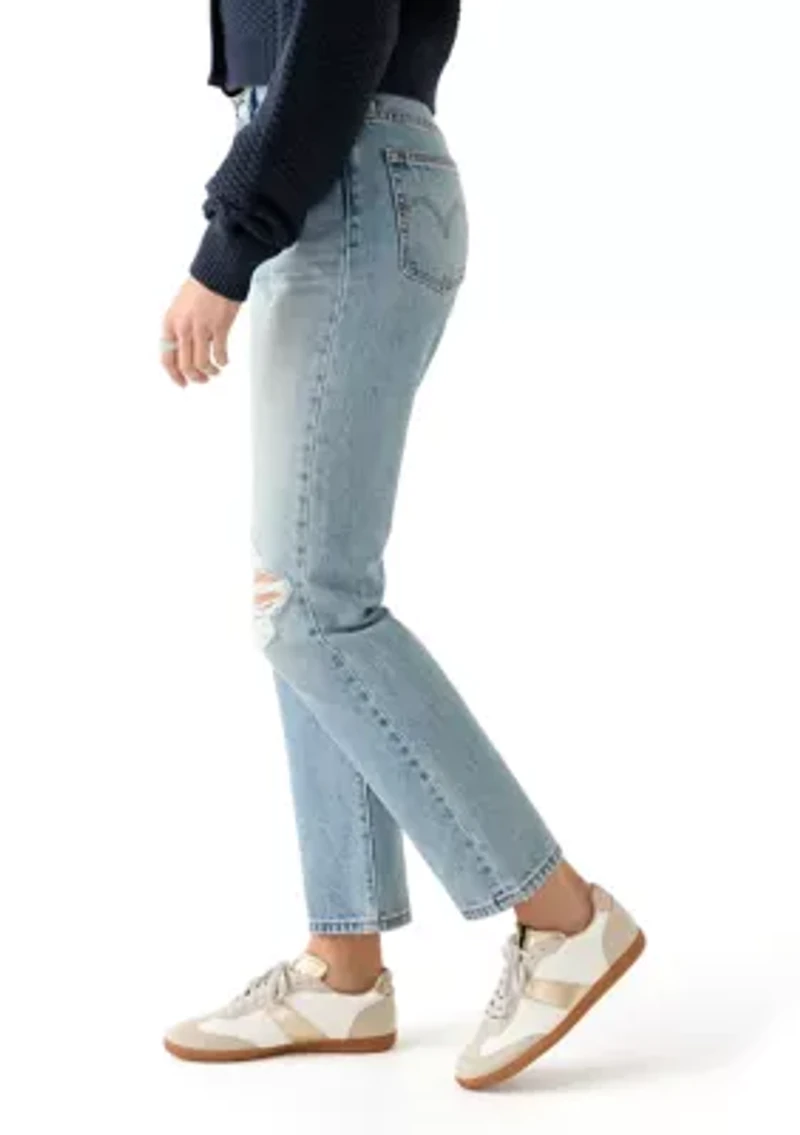 Women's Distressed Jeans