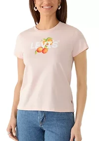 Perfect Orange Graphic Logo T-Shirt