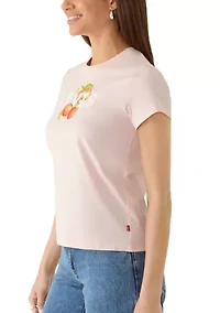 Perfect Orange Graphic Logo T-Shirt