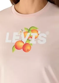 Perfect Orange Graphic Logo T-Shirt
