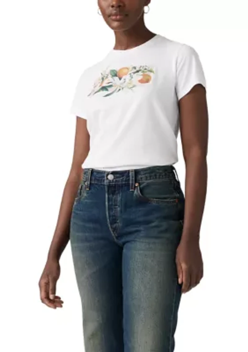 Women's Perfect Orange Farm Graphic Shirt