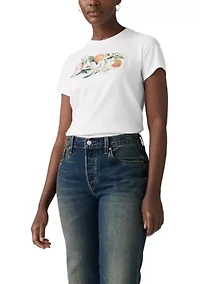 Women's Perfect Orange Farm Graphic Shirt