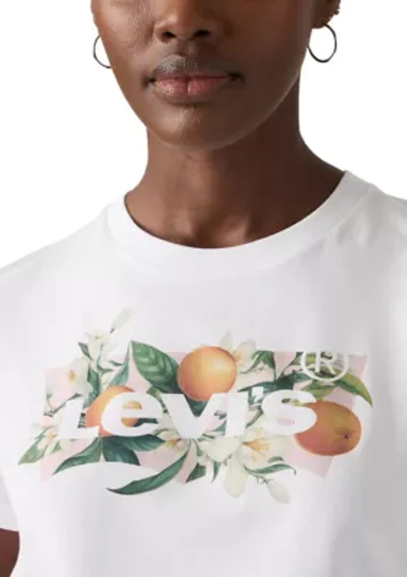 Women's Perfect Orange Farm Graphic Shirt