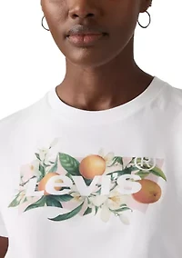 Women's Perfect Orange Farm Graphic Shirt