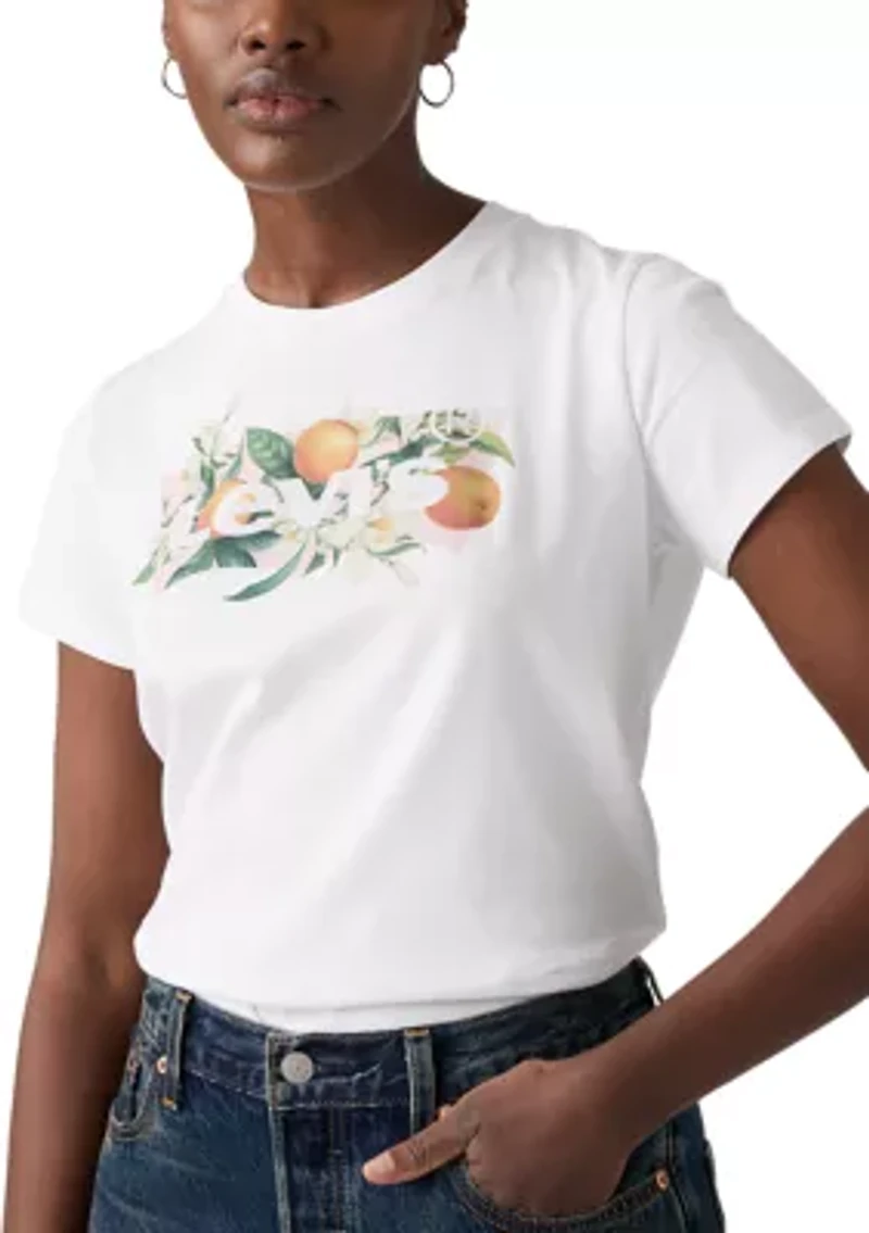 Women's Perfect Orange Farm Graphic Shirt