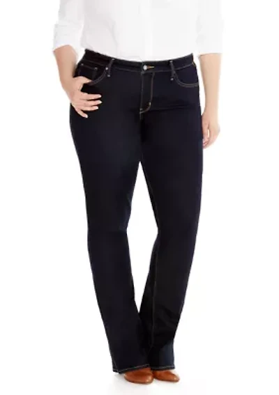 Plus Shaping Bootcut Jeans