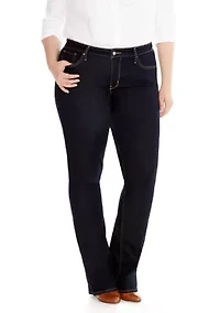 Plus Shaping Bootcut Jeans