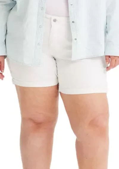 Plus Mid Length Shorts