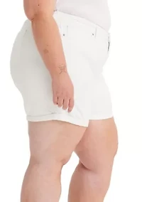 Plus Mid Length Shorts
