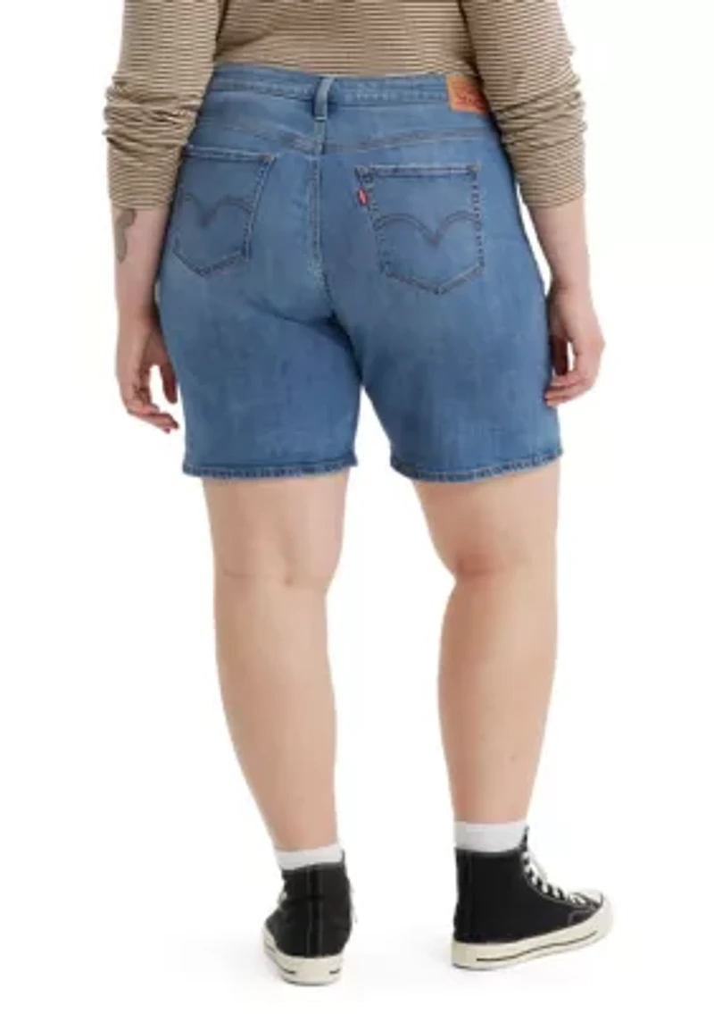 Plus Mid Length Shorts