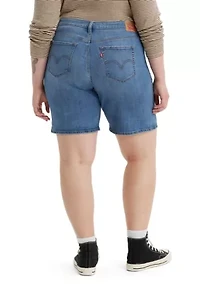Plus Mid Length Shorts