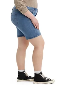 Plus Mid Length Shorts